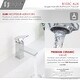 preview thumbnail 18 of 34, Single Hole 1-Handle Bathroom Faucet - Faucet Height: 6" | Spout Height: 2 11/16"
