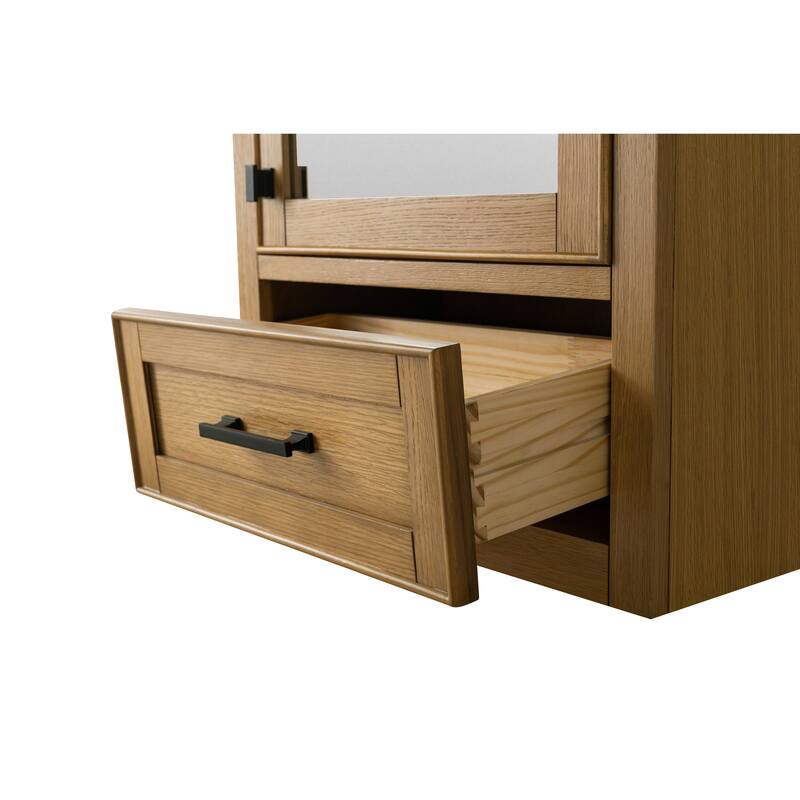 Milano 96" Double Sink Bathroom Vanity Modular Set