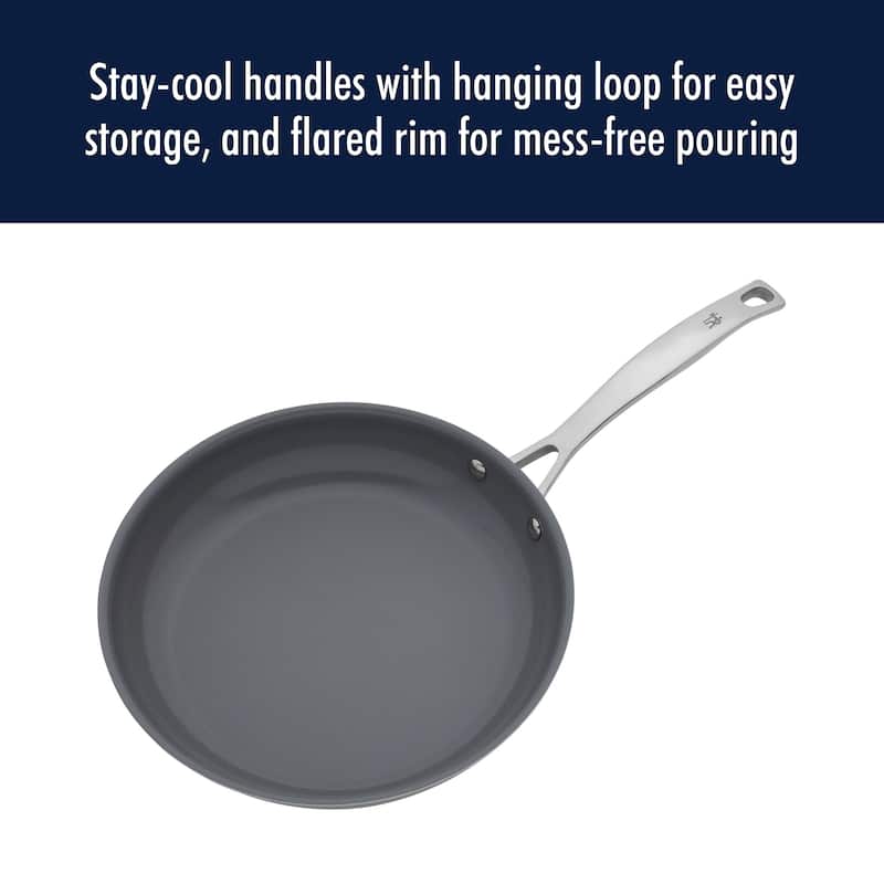 Henckels Clad H3 10-pc Stainless Steel Ceramic Nonstick Cookware Set