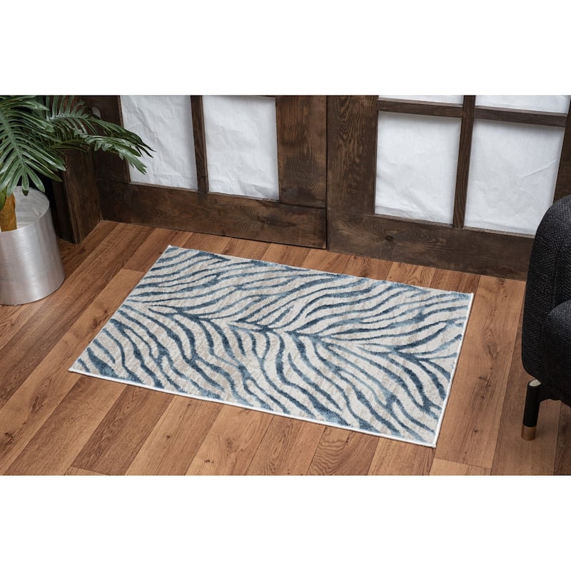 Elegance GC_CNC6006 Blue Area Rug