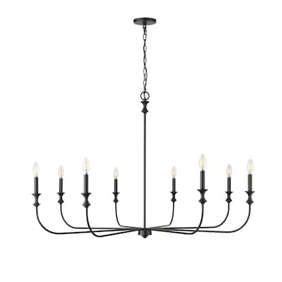 Millennium Lighting 29608 Savanne 8 Light 48" Wide Taper Candle Style