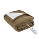 preview thumbnail 23 of 31, Fleece to Sherpa Heated Throw by Serta