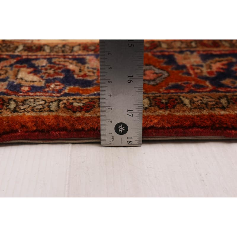 ECARPETGALLERY Hand-knotted Anatolian Vintage Red Wool Rug - 4'3 x 5'11