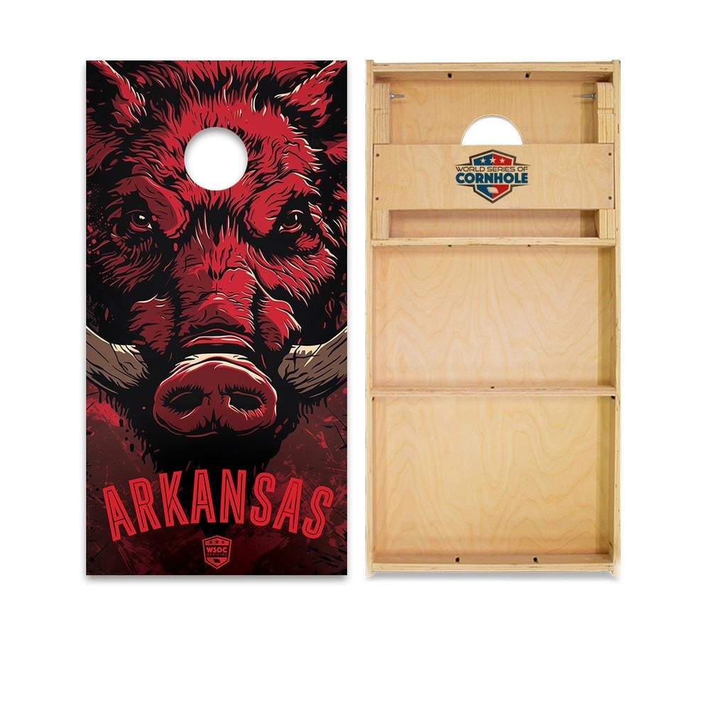 Arkansas Razorbacks Regulation 2x4 Cornhole Board Set