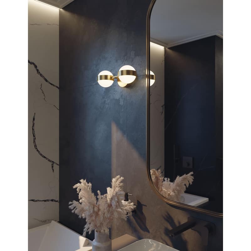 AFX VRNV1407LAJUD Verona 2 Light 14" Wide LED Vanity Light