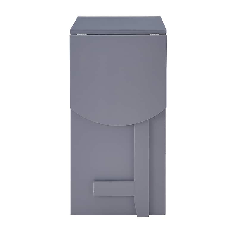 SEI Furniture London White Fold-out Organizer and Craft Desk