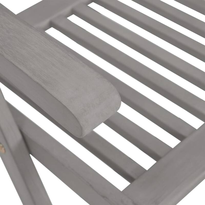 vidaXL Outdoor Recliner Chairs Patio Chair with Cushions Solid Wood Acacia