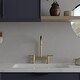 preview thumbnail 18 of 19, Bridge Kitchen Faucet Double Handle Brass Commercial 2 Holes Bridge Kitchen Sink Basin Faucets