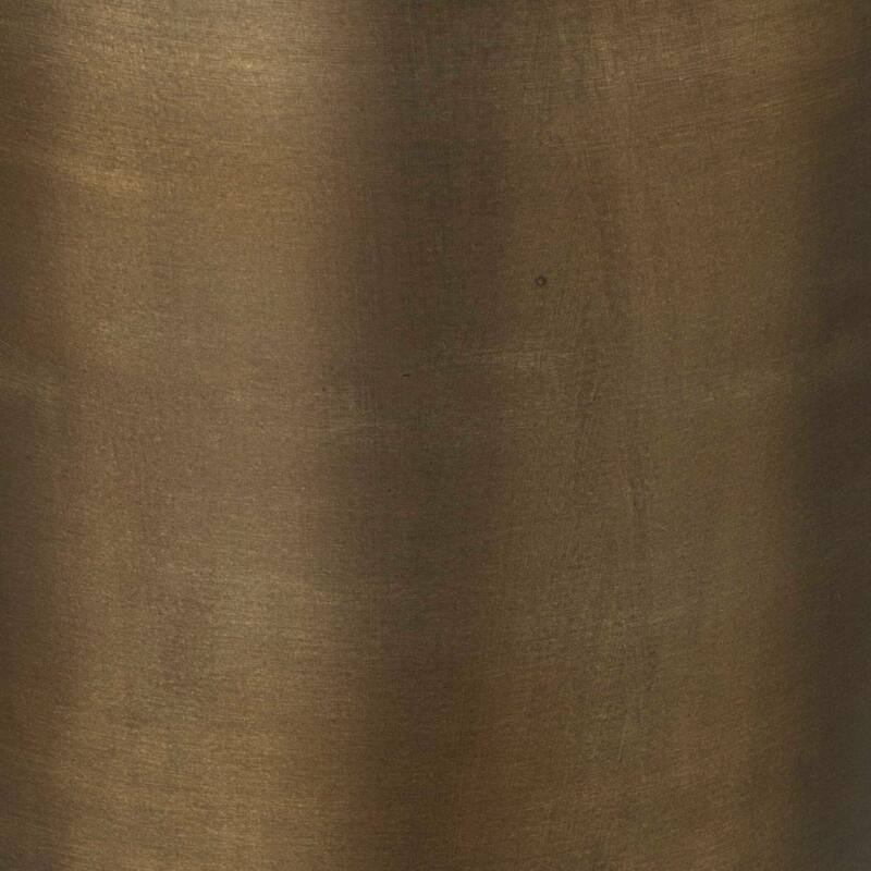 Uttermost Reiss Marble & Brass Drink Table - 12"W x 12"D x 22.5"H