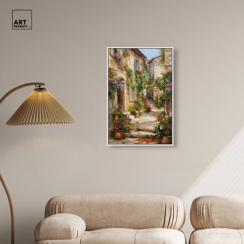 Mediterranean Charm II Canvas by Art Remedy