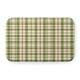 Plaid Pet Feeding Mat for Dogs and Cats - Fern Green - 24" x 17"