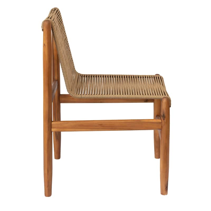 Summit Outdoor Teak Wood Dining Chair