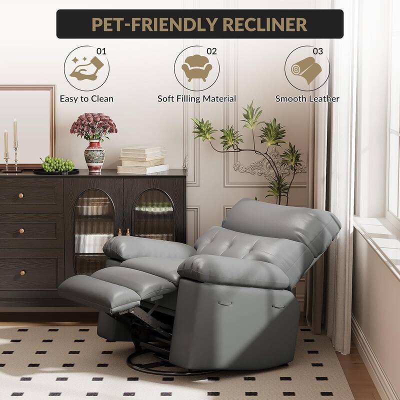 Oversized Recliner with Heat