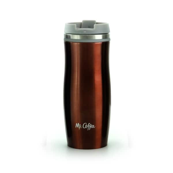 Mr. Coffee Double Wall Stainless Steel Water Bottle and Travel Mug