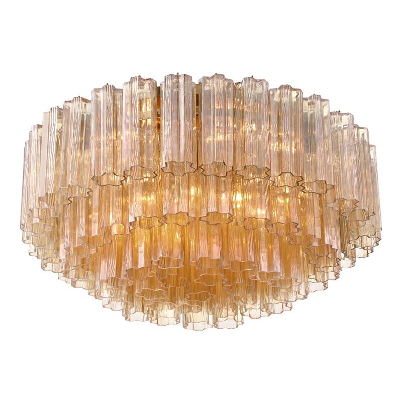 Crystorama Lighting Group ADD-331-AM Addis 16 Light 32" Wide Flush