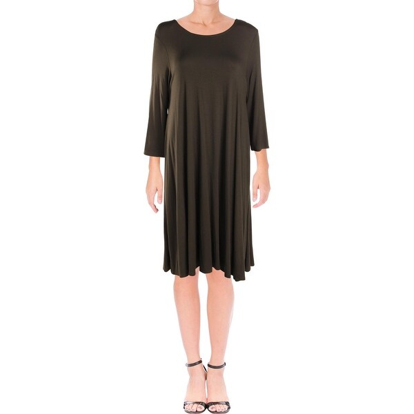 quarter sleeve t shirt dress