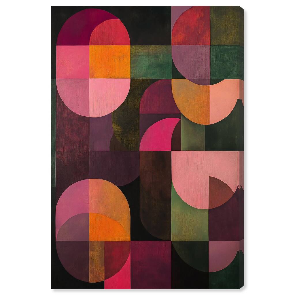 Bauhaus Romance Canvas by Art Remedy, Gallery Wrapped