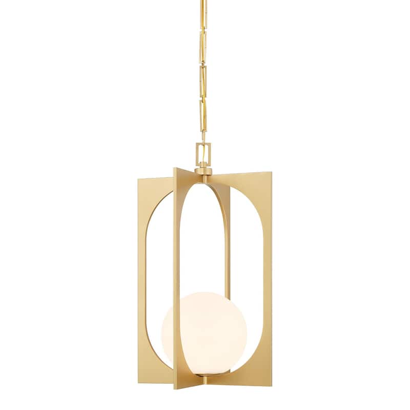 Savoy House 7-3999-1 Harding 17" Wide LED Pendant - Spun Gold