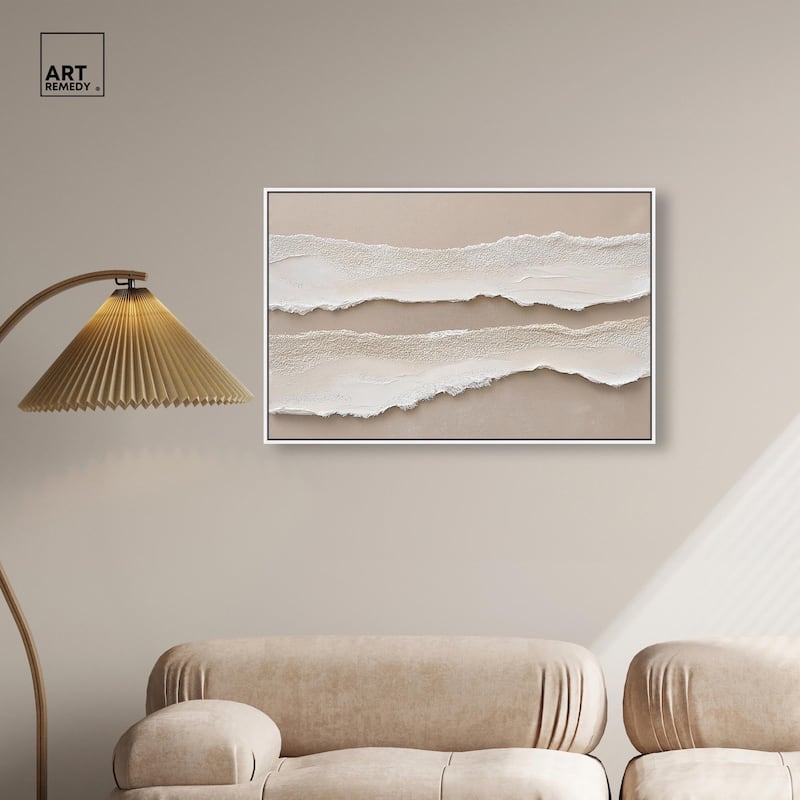 Textured Sea III Canvas by Art Remedy