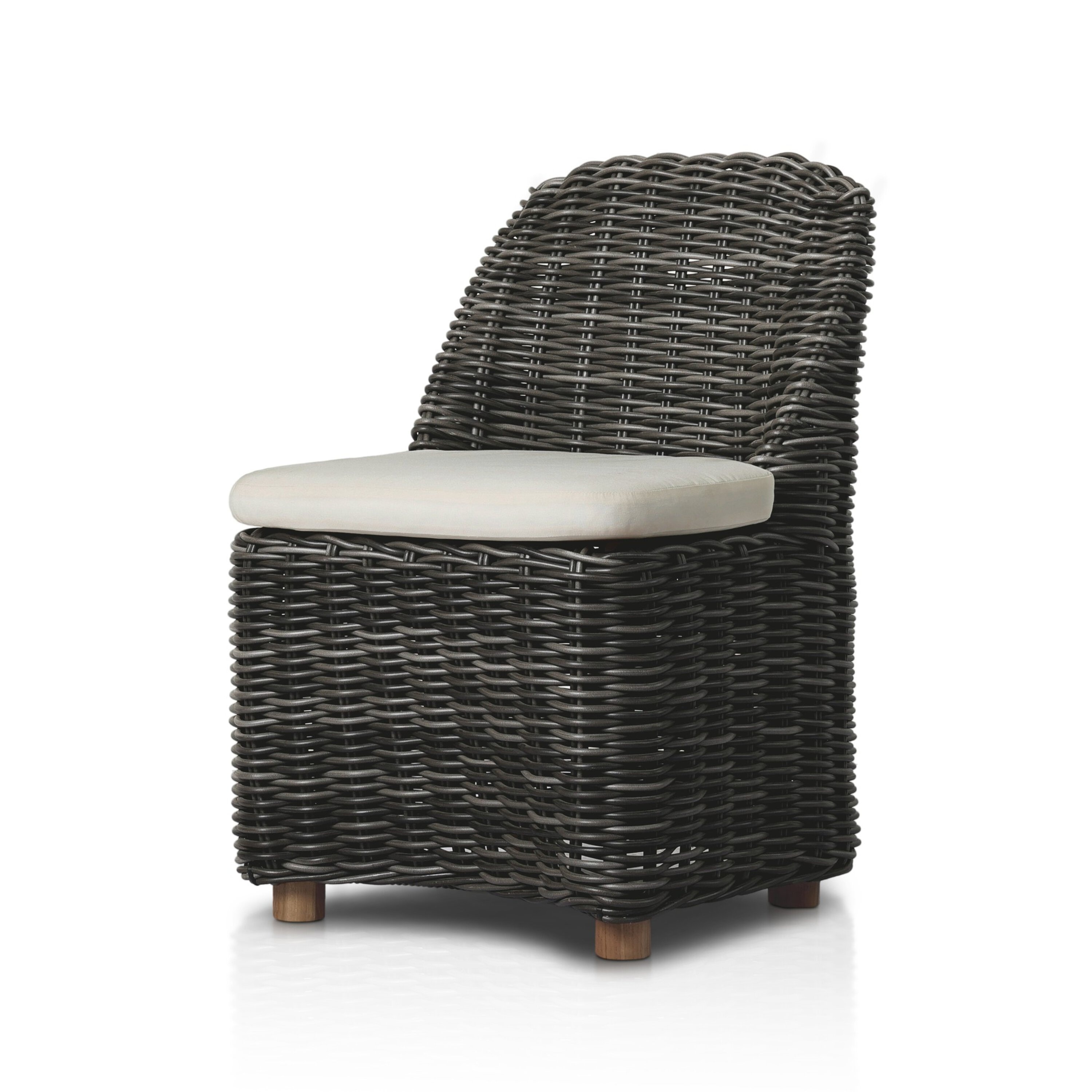 Lessik Outdoor Dining Chair-Natural Teak-FSC