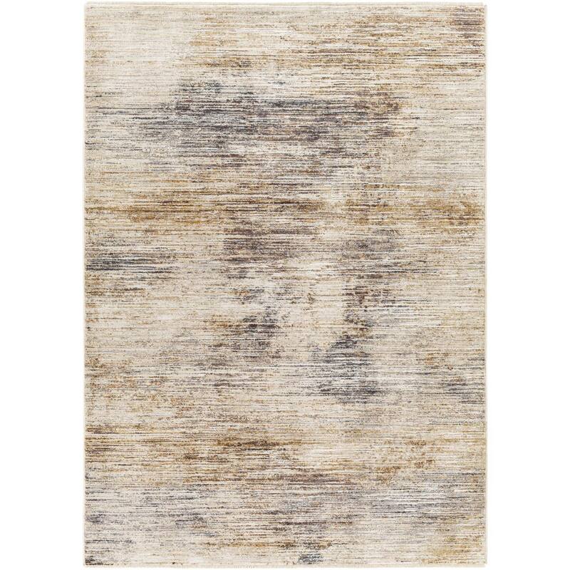Livabliss Transitional Aida Abstract Area Rug - 2'7" x 4'11" - Taupe/Multi