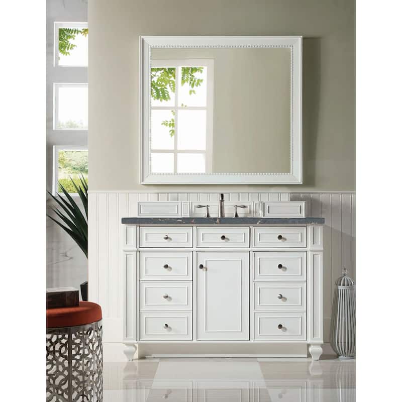 James Martin Vanities 157-V48-3PBL Bristol 48" Single Basin Walnut