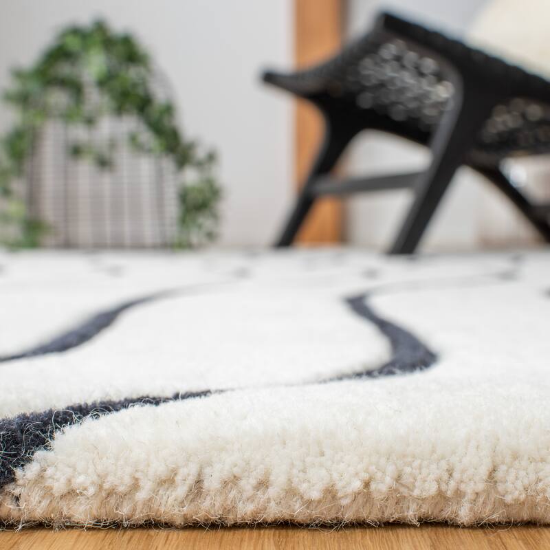 SAFAVIEH Handmade Fifth Avenue Adrian Mid-Century Modern Wool Rug
