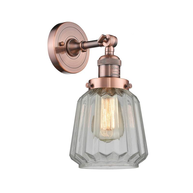 Innovations Lighting Chatham Single Light 12" Tall Bathroom Sconce