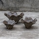 preview thumbnail 4 of 4, Uttermost 04361 Two Wood Set of (3) 16" Tall Wood Wall Sculptures