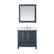 preview thumbnail 45 of 110, Altair Isla Single Bathroom Vanity Set and Aosta White Countertop with Mirror