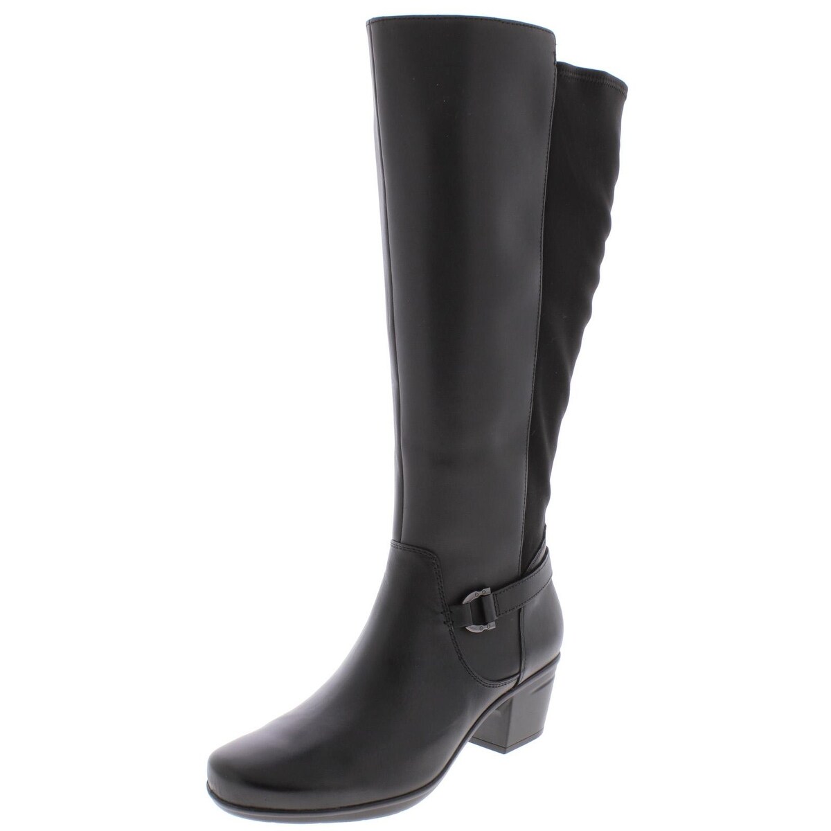 clarks riding boots wide calf