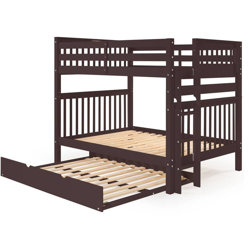 Taylor & Olive Trillium Full over Full Bunk Bed, Full Trundle