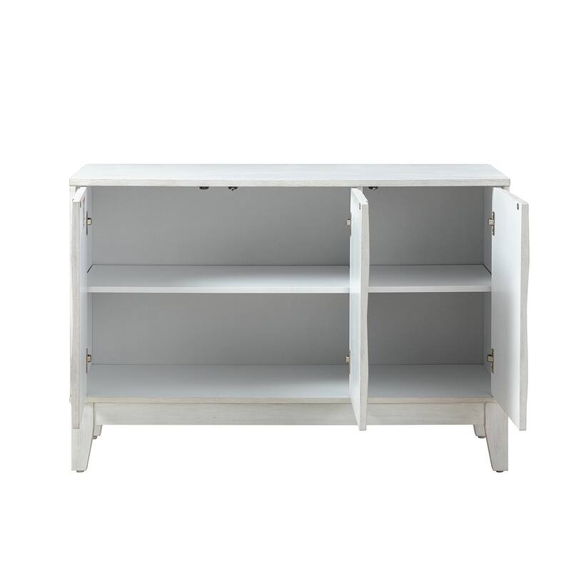Glenda Contemporary Versatile Adjustable Shelf Storage Cabinet By HULALA HOME