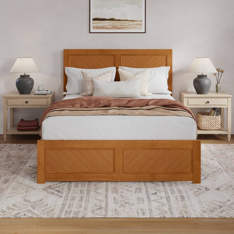 Canyon Foundation Bed Frame with Matching Footboard