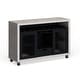 preview thumbnail 11 of 16, Furniture of America Sene Contemporary Multi-Storage Rolling Buffet Black