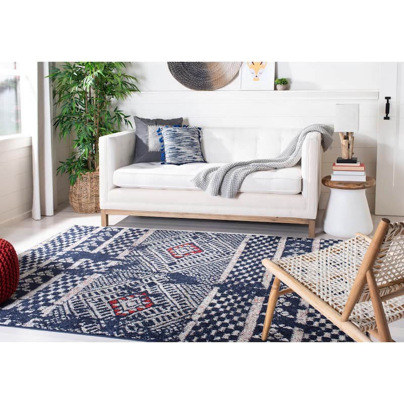 SAFAVIEH Adirondack Goldie Moroccan Boho Distressed Rug