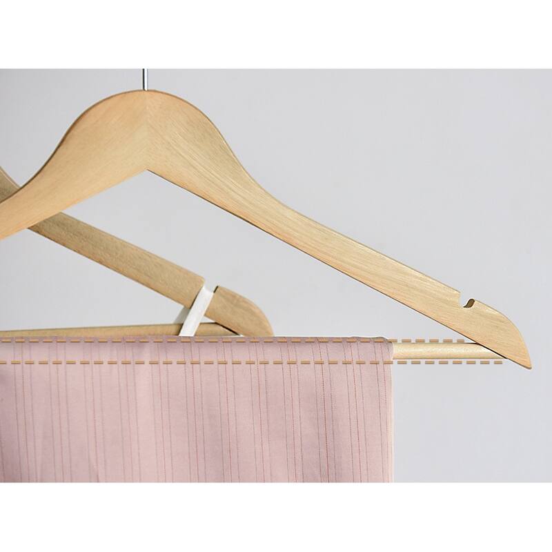 StorageWorks Wooden Clothes Hangers, Hangers for Coats, Shirts, Jackets, Pants, Suits