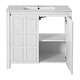 preview thumbnail 87 of 161, GDFStudio - Elysia Wood Bathroom Vanity with Ceramic Sink & Storage Cabinet Organizer