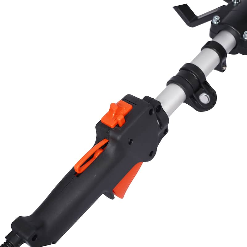Gasoline Power Sweeper,52CC 2-Stroke Handheld Sweeping Broom,Snow,Lawn