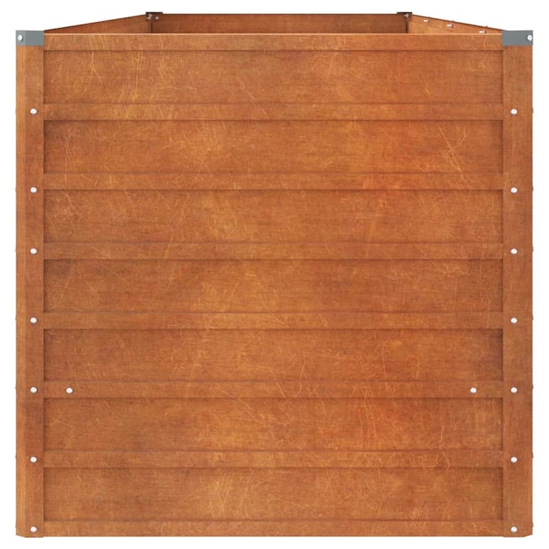 vidaXL Garden Raised Bed Outdoor Patio Backyard Planter Rusty Corten Steel