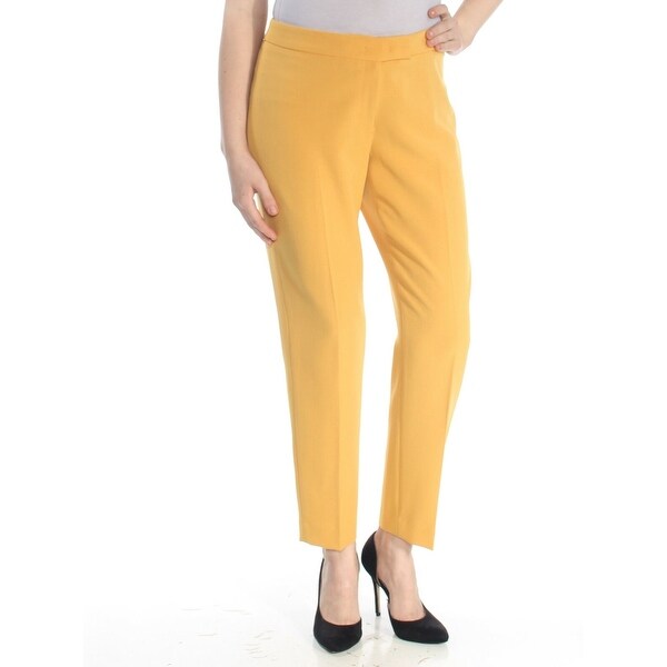 yellow dress pants womens