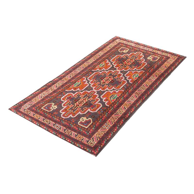 ECARPETGALLERY Hand-knotted Teimani Grey Wool Rug - 3'5 x 6'7