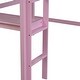 preview thumbnail 27 of 31, Twin High Loft Bed, Rubber Wood Loft Bed With Safety Guardrail, Built-In Desk, Ladder