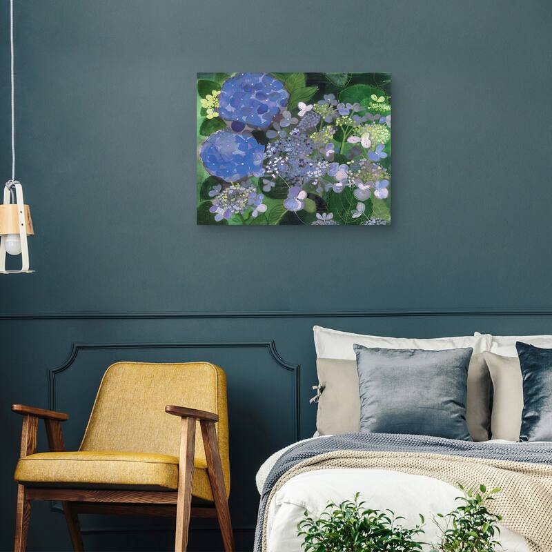 Hydrangea Blue by Maret Hensick Canvas Art Print