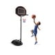preview thumbnail 1 of 5, 5.5 to 7.5 FT Adjustable Portable Basketball Hoop System with Anti-Rust Stand and Wheels - 32.5" x 24" (L x W)