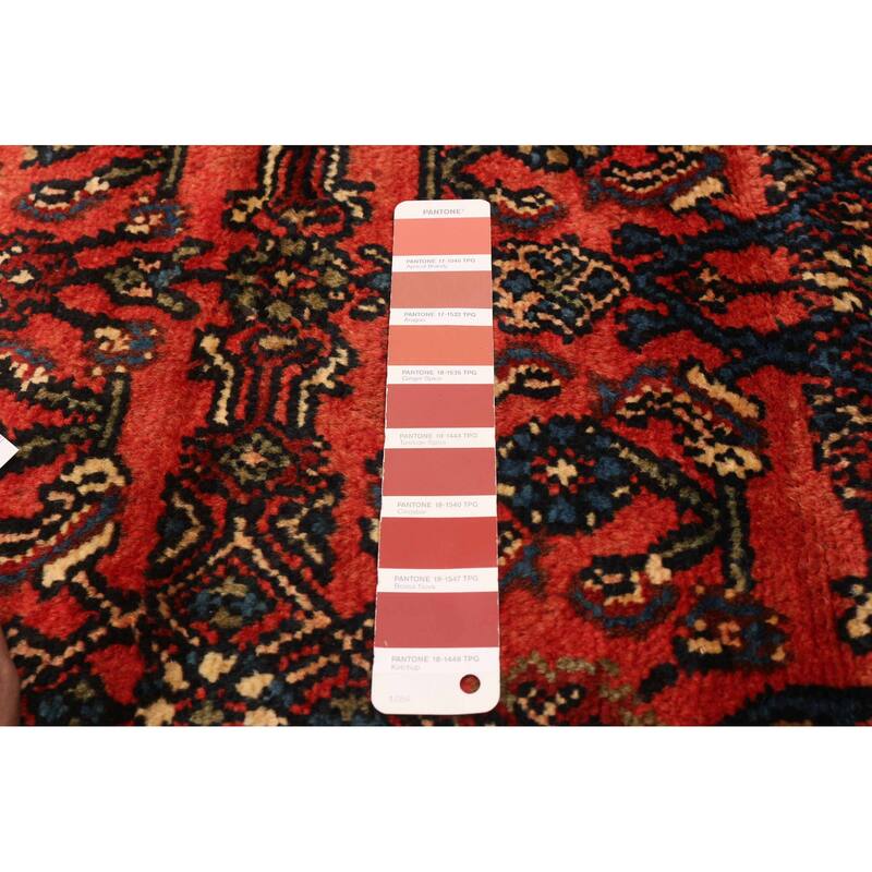 ECARPETGALLERY Hand-knotted Andelz Red Wool Rug - 4'2 x 6'7