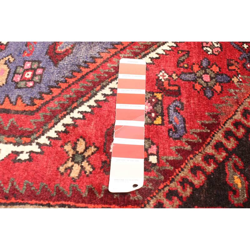 ECARPETGALLERY Hand-knotted Andelz Red Wool Rug - 4'8 x 6'4