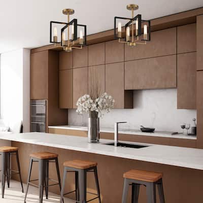 Chicago PM 4 Light Semi Flush - 15