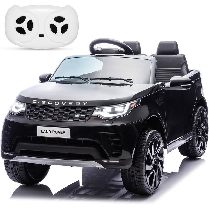 12V Kids Electric Ride On Car with 2-Seater for Toddler 3-8 - Black