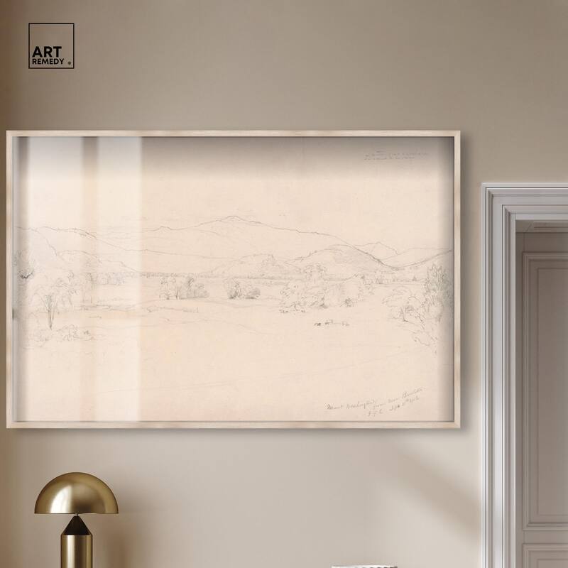 Study for View Mt. Washington Shadowbox by Art Remedy